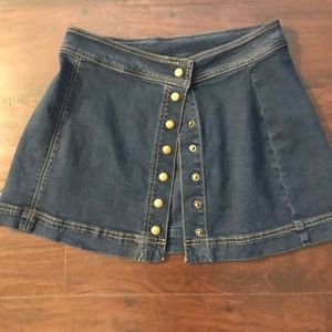 Free people Denim skirt